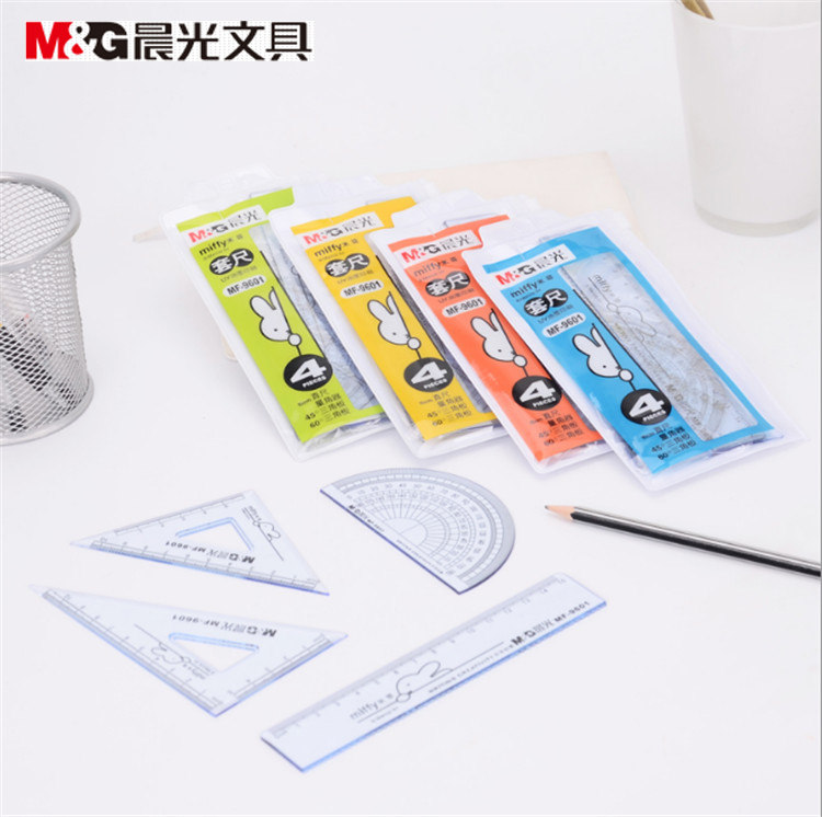 Morning light stationery MF9601 sleeve ruler cute Mifi series student sleeve ruler examination sleeve drawing tool