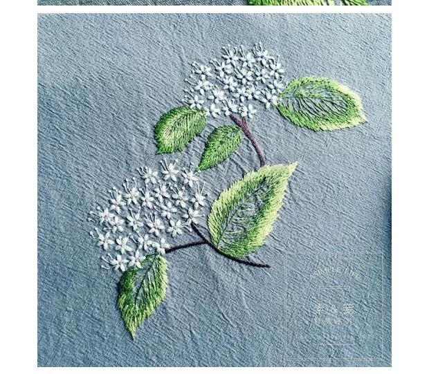 Sản phẩm mới tuyệt đẹp Spiraea tea mat Handmade DIY Châu Âu thêu bàn vải chất liệu túi thêu kit Su