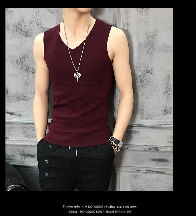 Mùa hè liền mạch vest nam mỏng phần thoáng khí Áo sơ mi cotton trẻ trung không tay áo thun xu hướng vest thể thao - Áo vest cotton áo 3 lỗ nam