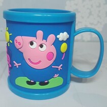 Cute Creative Baby Cartoon Toothbrush Tooth Cup Suit Children Wash Mouth Cup Sub Wall-mounted Anti-Fall Tooth Cylinder