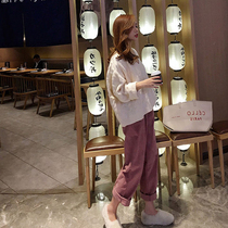 Early autumn fashion Net red suit two-piece foreign style womens early autumn light mature wind short man high fashion wear winter