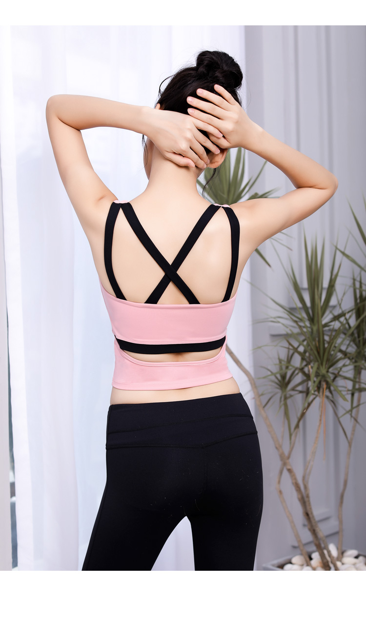 Vest loại thể thao đồ lót nữ chống sốc tập hợp rập khuôn nhận phó mặc áo ngực yoga ngực áo ngực thể thao chuyên nghiệp áo tank top gym nữ