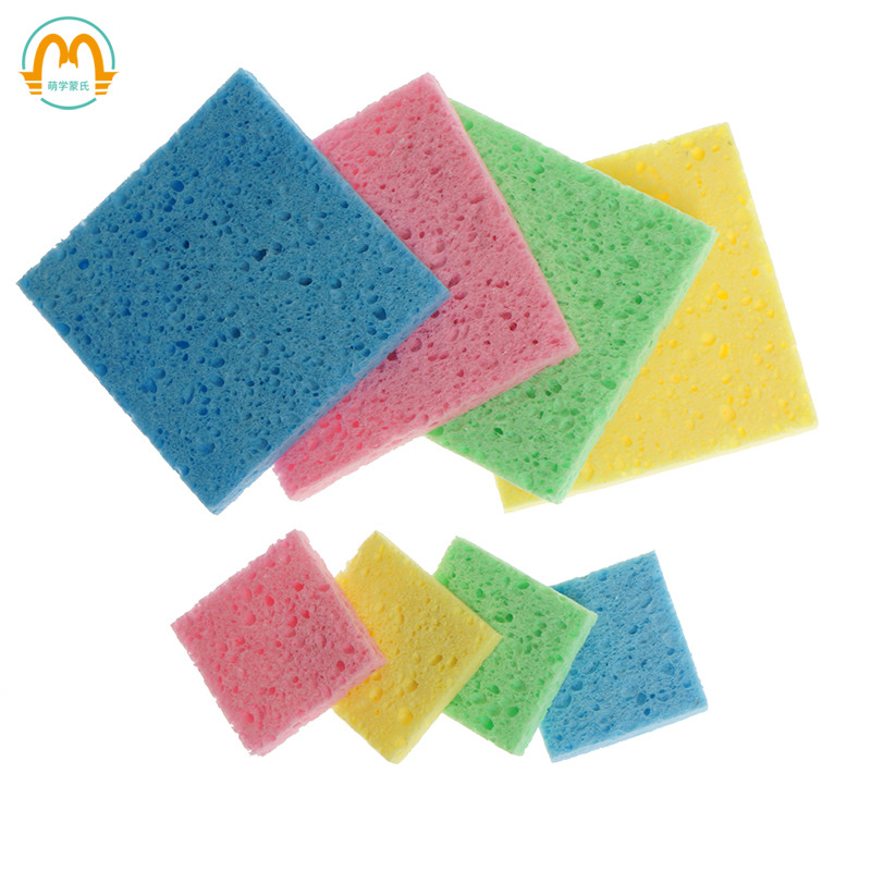 Montessori cleaning Waxing special Tool Wood pulp sponge 1cm thick