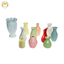 Meng Xue Montessori early teaching aids CASA flower arrangement Nordic simple vase small fresh childrens flower arrangement ceramic vase decoration