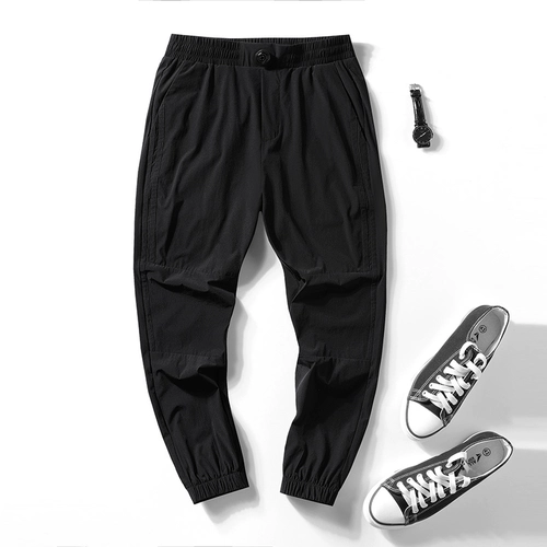 Демисезонные баскетбольные трендовые штаны, свободный прямой крой, в корейском стиле