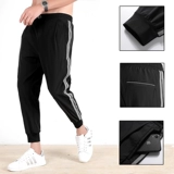 Демисезонные баскетбольные трендовые штаны, свободный прямой крой, в корейском стиле