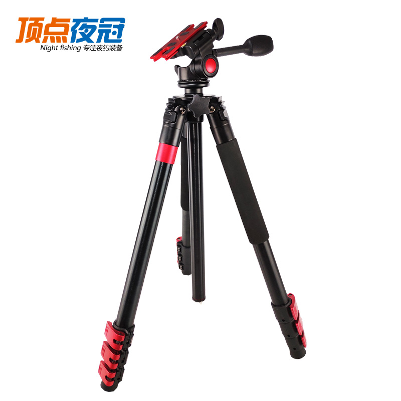 Apex night crown laser gun night fishing light original three-legged bracket 1 85 meters 2 meters ultra-high bold magnesium alloy bracket