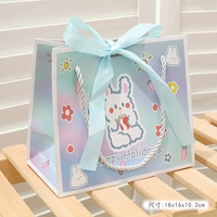 Маленькая синяя лента, подарок на день рождения