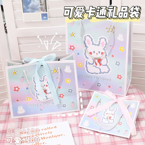 Мультяшная льняная сумка