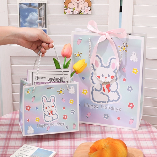 Мультяшная льняная сумка