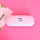Kính ốp lưng nữ sáng tạo đơn giản cầm tay lau chùi kính đọc sách thanh lịch siêu nhẹ trẻ em khung thời trang cá tính - Kính khung kính gentle monster