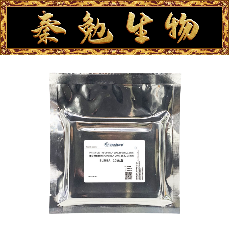 Biosharp白鲨 BL568A 蛋白预制胶Tris-Glycine 4-20％15孔1.5mm