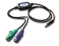 Original ATEN Acer UC10KM USB to PS 2 keyboard mouse converter