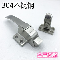 304 stainless steel cold storage door lock raised door freezer safety handle oven lock quick freezing door lock adjustable height