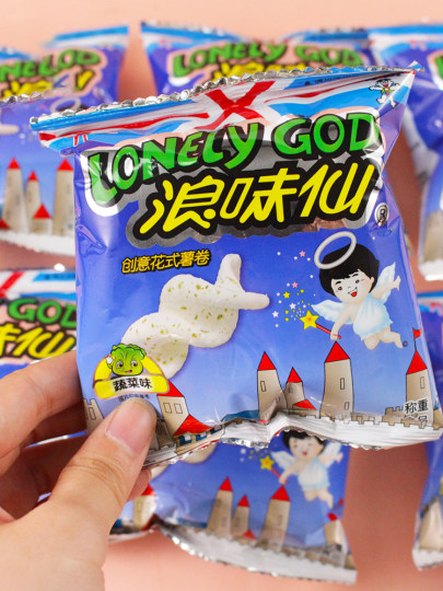 Wangwang Langweixian Gemüse Kartoffelchips kleines Paket Fancy Potato Roll Internet Promi Nostalgic Snacks Freizeit Snacks Essen