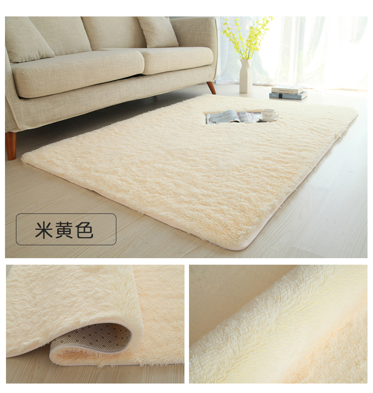 Thời trang Bắc Âu thảm màu rắn phòng khách phòng ngủ đầy đủ thảm in lưới ảnh đỏ thảm sống - Thảm thảm lông cừu
