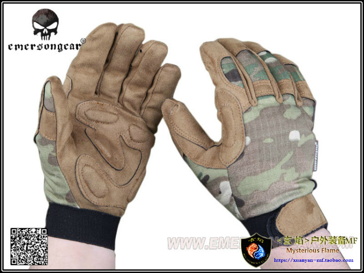 Emersongear Love Merson Full Finger Tactical Gloves Field Game Tactical Gloves Outdoor CS Riding