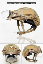 FMA Wendy EX helmet 30 rail special goggles goggles hardened and thickened anti-fog goggles M size