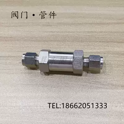 Stainless steel check valve Check valve Check valve card sleeve internal thread 1 8 1 4 6mm 1 2