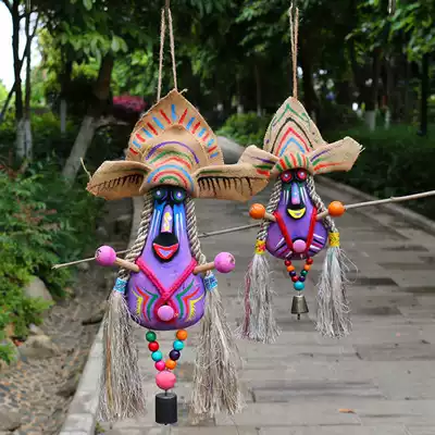 Yunnan ethnic retro swallow people wall hanging Living Room bar decorations dining room wall pendant ornaments