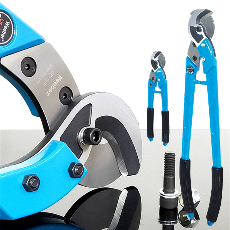 Japan weeber Wei also into the cable cutting mouth 500 square multi-core copper cable breaking pliers manual aluminum alloy handle