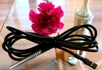 The colorful fish tank water temperature probe temperature sensor data cord USB power cord Sensen Obao color general use