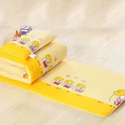 Mẫu giáo bông chăn giường cotton pad bộ ba mảnh sản phẩm giường trẻ em mùa hè nôi bé bé - Bộ đồ giường trẻ em