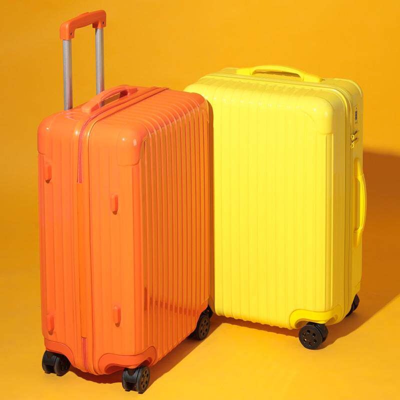 Suitcase Woman Zipped style Pull Rod Box Male Aluminum Frame ins net red password suitcase 20 inch boarding 24 Tide-Taobao