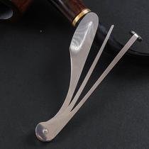 Smoke bucket Three-in-one smoke knife tool stainless steel smoke knife pressure stick through pin scraper smoke bucket accessory smoke bucket knife custom