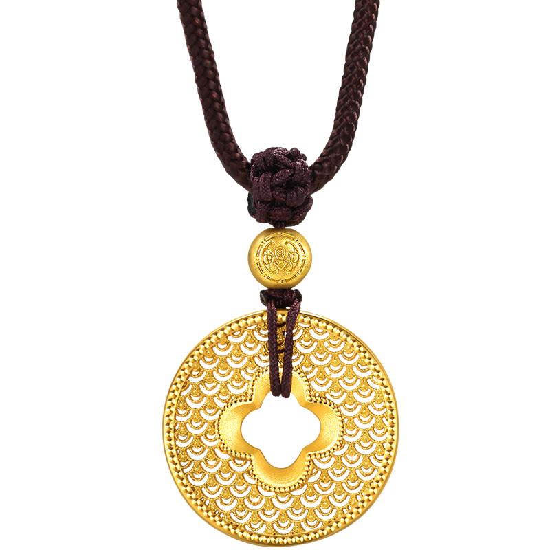 旧小4銭貼　P10x9s　シ二八号+KB1新潟5.24→朱色KG越後・蒲原/水原 周生生东方古祖本命年四叶草平安扣古法黄金项链94942Z