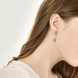 Платиновые серьги на день матери, подарок на день рождения, платина 950 пробы