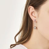 Платиновые серьги на день матери, подарок на день рождения, платина 950 пробы