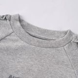 Осеннее платье, юбка, лонгслив для девочек, толстовка, в корейском стиле