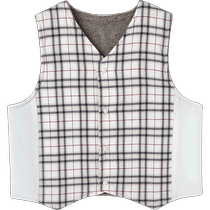 (Haute Couture Series) Yings flagship childrens clothing versatile plaid vest boys vest new style with velvet to keep warm in autumn