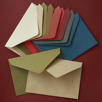 9 colorful special paper can be bronzed with gold and printed LOGO blank retro-paper Western-style triangular envelope