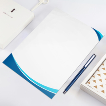 Letter Paper Custom Print Design Thickened Color Company Enterprise Logo Head-up Paper A4 School Letterpress Manuscript to seal the seal