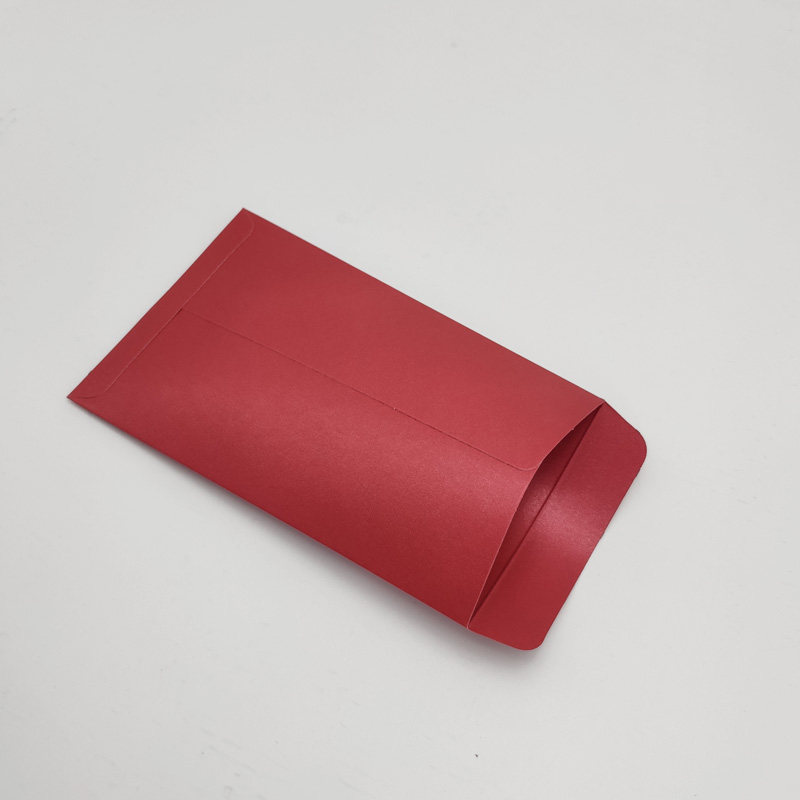 No 2 thick pearlescent paper envelope kraft paper Chinese retro red packet red packet custom-made bronzing LOGO custom printing