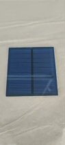 Polycrystalline solar panel 4 5V1W export glass plate high efficiency black background
