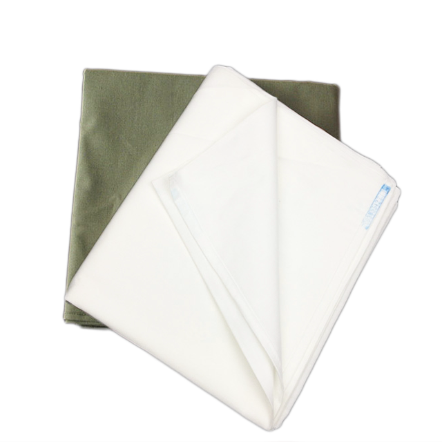 Genuine single student white sheets single army green