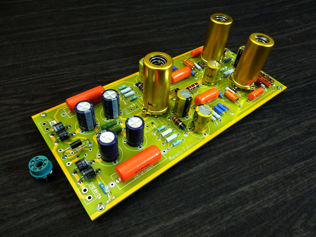Valve Tube Phono Preamplifier RIAA Turntables HiFi Preamp DIY Kit Ref