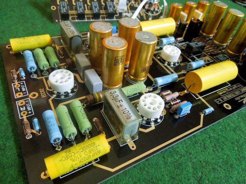 Famous circuit 12AU7 12AX7 Tube preamplifier KIT DIY preamp eBay