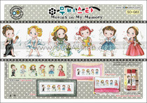 Cross-stitch electronic image redraw source file-SODA SO-G63 Movies in My Memory