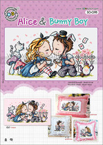 Cross-stitch electronic graph redraw source file-SODA-SO-G98 Alice and Rabbit Boy