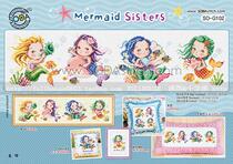 Cross-stitch electronic figure redraw source file-SODA SO-G102 Mermaid Girl