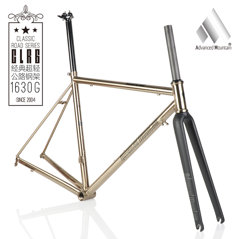 21 AM CLR6200 Renault 520 steel frame 700C road bike rack steel frame carbon fiber front fork