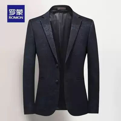 Romon men's suit slim Korean casual suit men's business dress jacket groom wedding trend dress