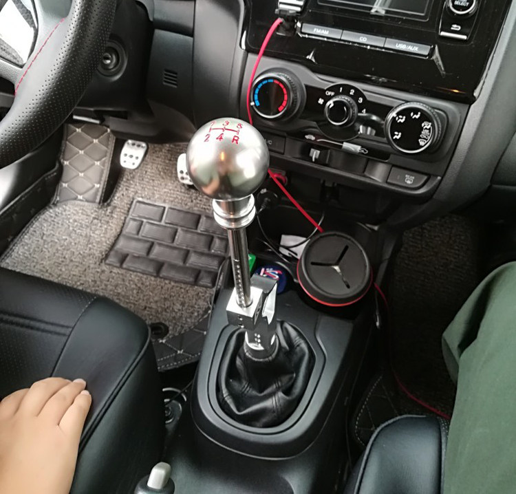 Car gear lever extension lever manual gear modification universal metal hanging gear head gear head extension lever gear head