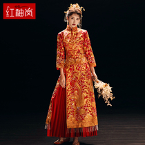 Big five Fu Xiu Wo dress bridal dress 2021 new wedding Chinese wedding dress toast dress wedding dress dragon and phoenix coat skirt woman
