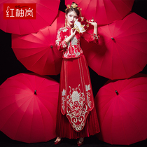 Xiuhe clothing 2021 new Chinese wedding wedding dress bride toast dress cabinet dress vintage Wo clothing show kimono spring and summer