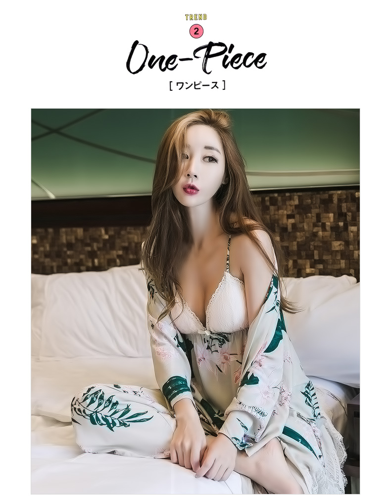 Pyjama pour femme à manches longues - Ref 2993975 Image 11